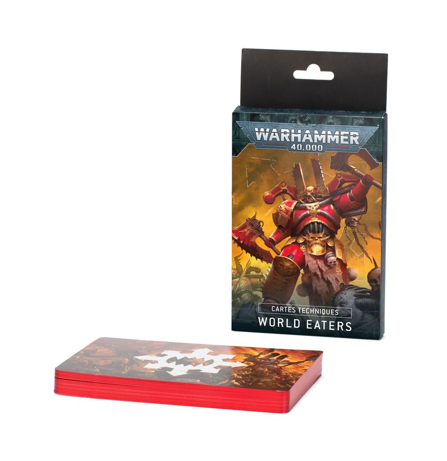 Warhammer 40K - Cartes Techniques : World Eater (PRÉ - COMMANDE) - MEKA NEKO