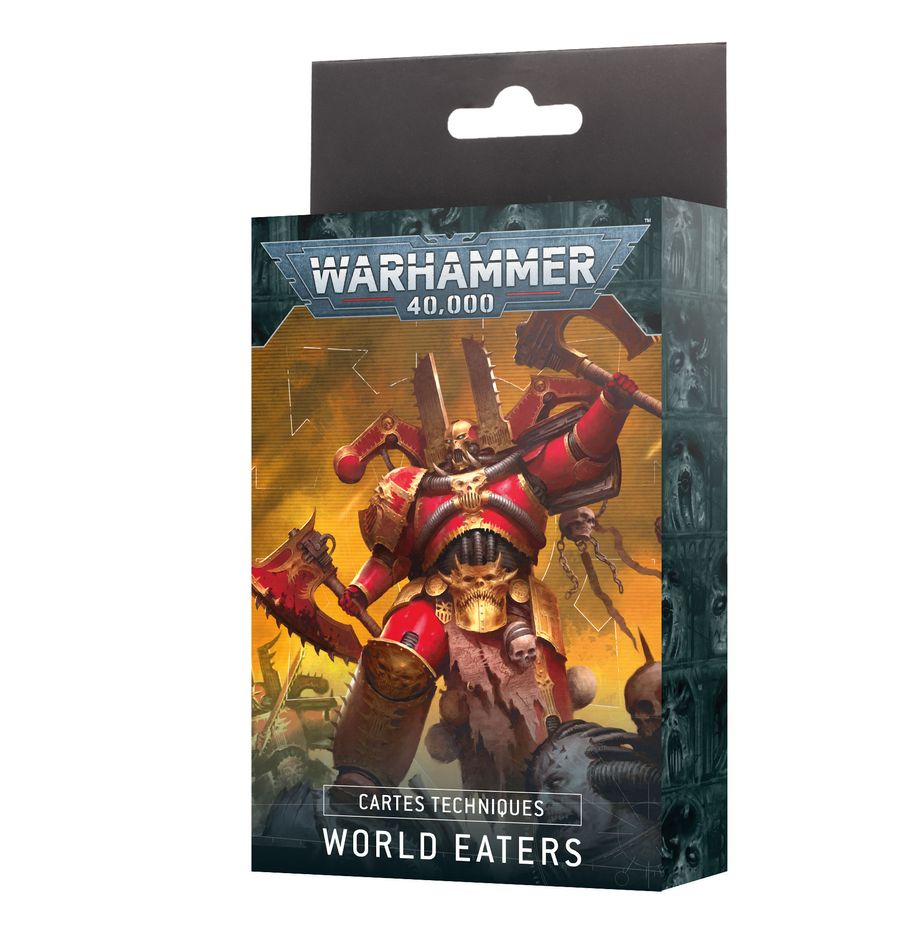 Warhammer 40K - Cartes Techniques : World Eater (PRÉ - COMMANDE) - MEKA NEKO