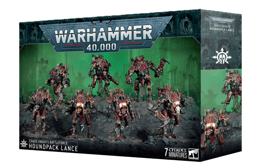 Warhammer 40K - CHAOS KNIGHTS: Lance de Meute Écumante (PRÉ - COMMANDE) - MEKA NEKO