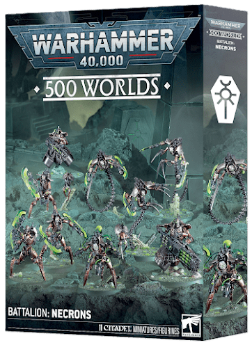 Warhammer 40K - Nécron : Bataillon 500 Worlds(PRÉCOMMANDE) - MEKA NEKO