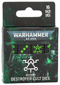 Warhammer 40K - Nécron : Dés (PRÉCOMMANDE) - MEKA NEKO