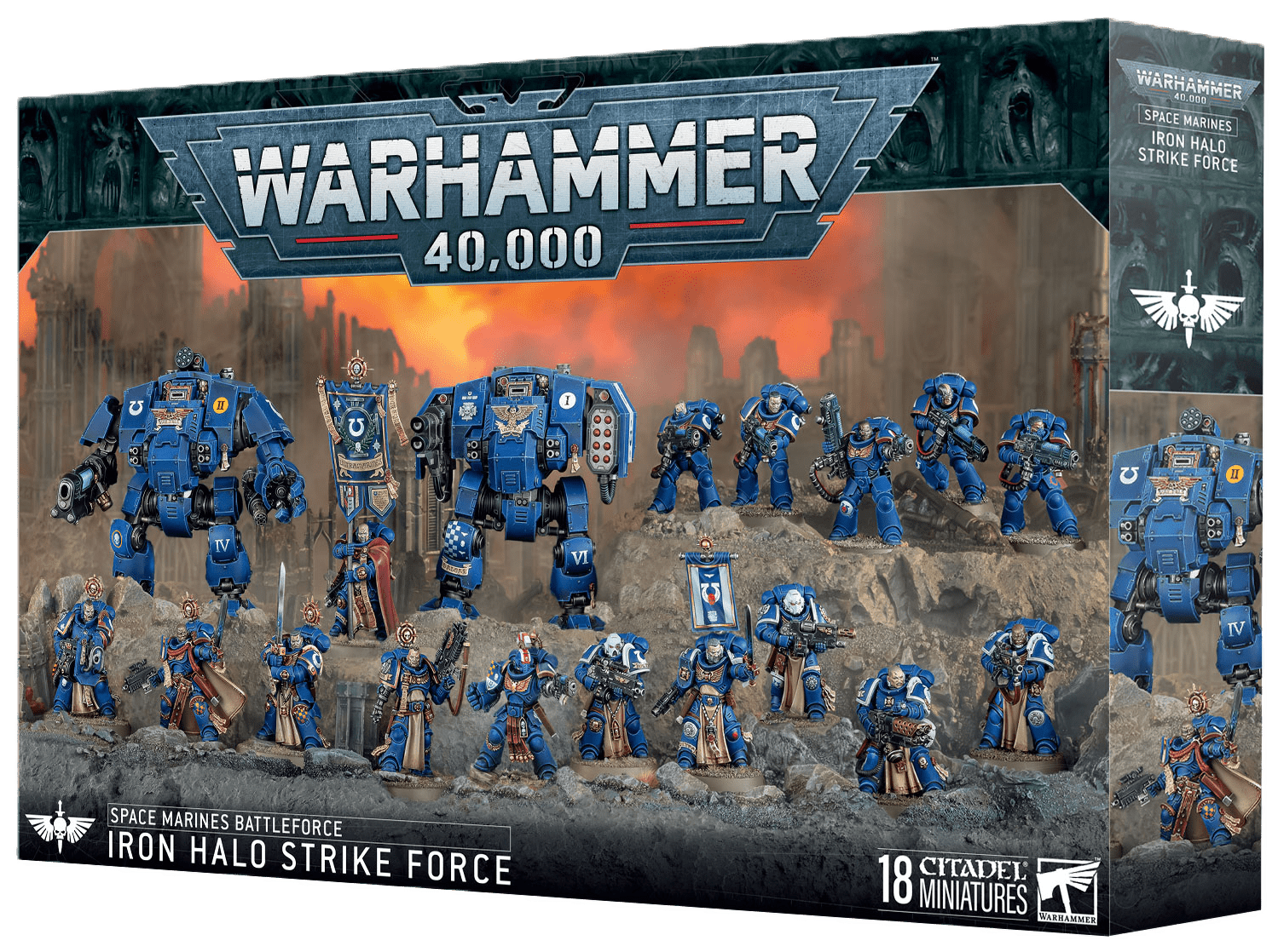 Warhammer 40K - S/MARINES: FORCE DE FRAPPE HALO DE FER (PRÉCOMMANDE) - MEKA NEKO