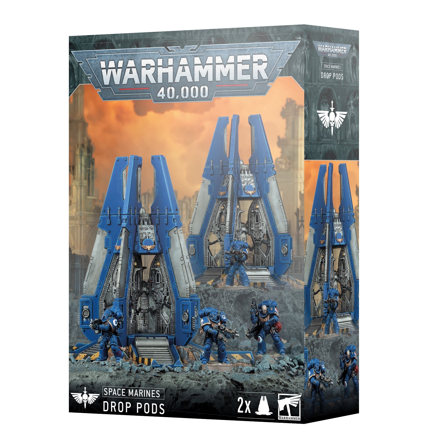 Warhammer 40K - Space Marines : Drop Pod (PRÉ - COMMANDE) - MEKA NEKO