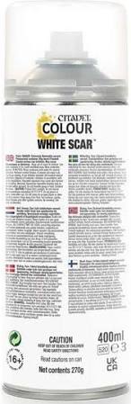 Warhammer - Bombe de peinture Citadel White Scar - MEKA NEKO