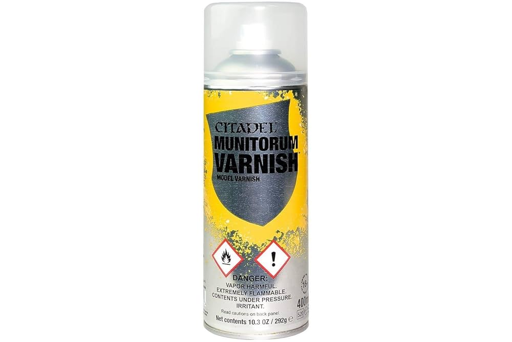 Warhammer - Munitorum Varnish Spray - MEKA NEKO
