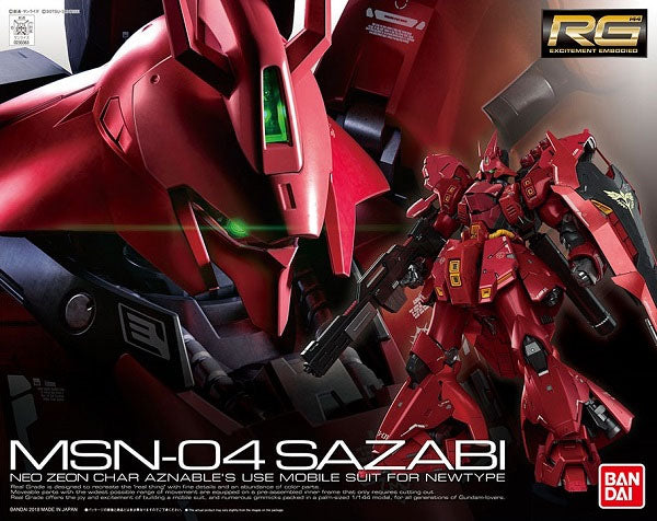 Gunpla RG 1/144 029 Sazabi