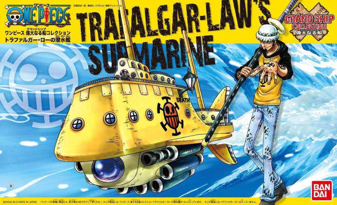 One Piece Maquette Grand Ship Collection 02 Trafalgar Law's Submarine 15cm