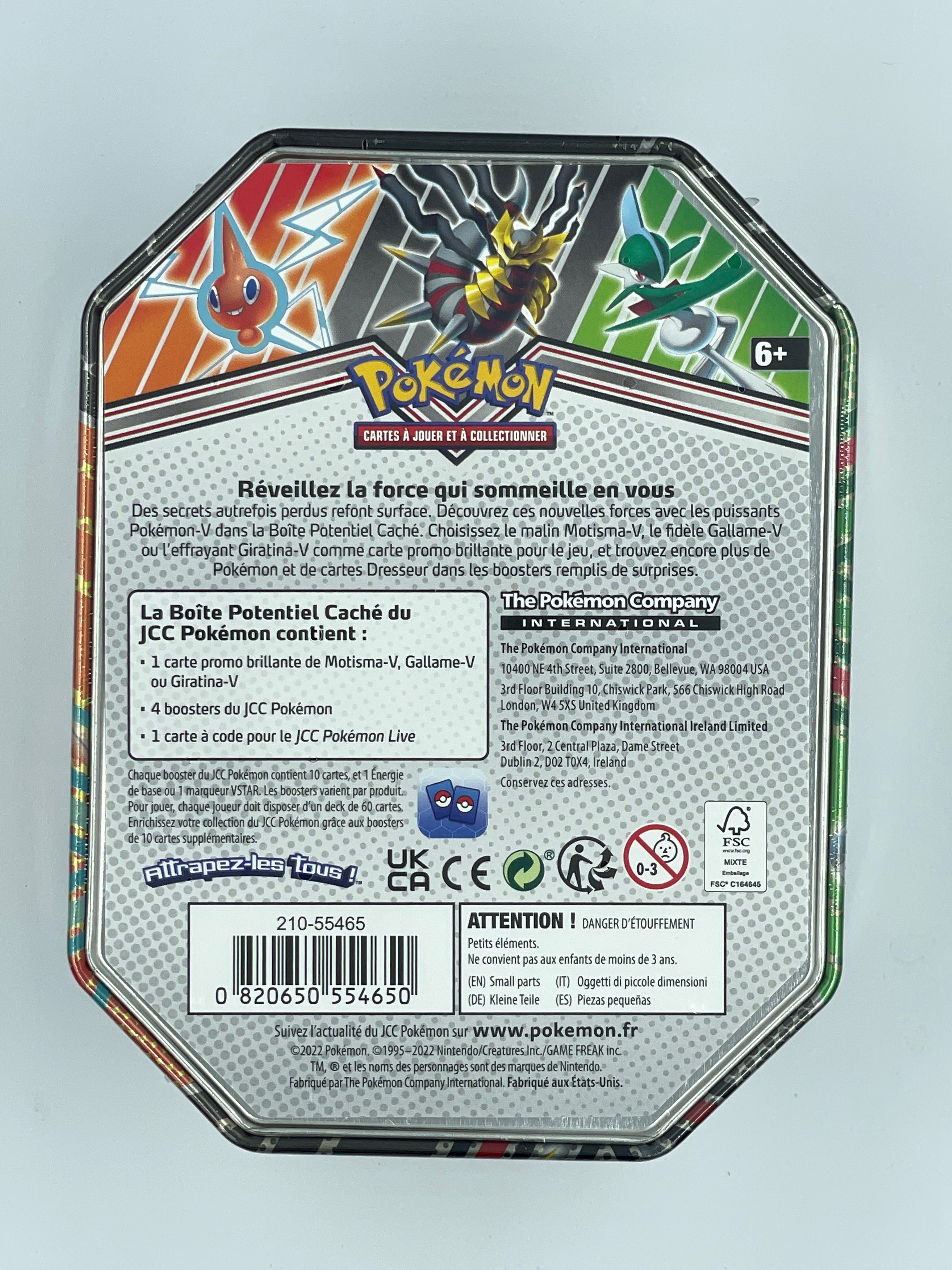 Pokébox fin 2022 -(Giratina, Gallame et Motsima)